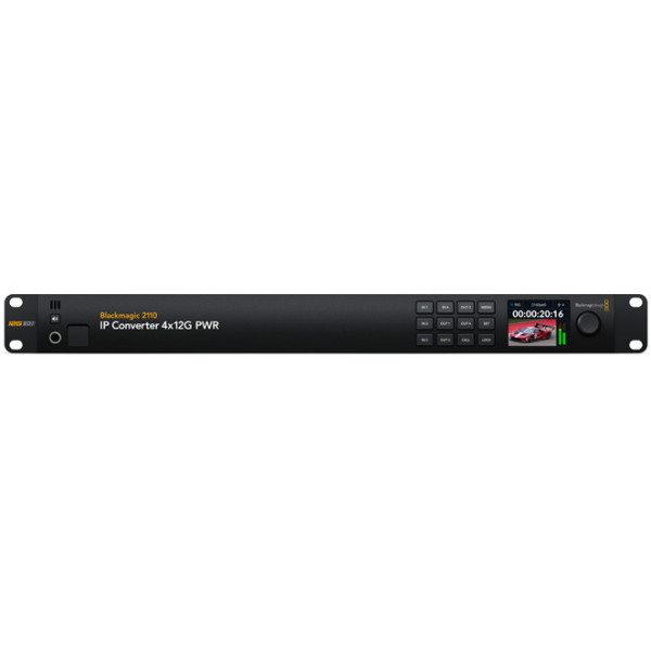 Blackmagic 2110 IP Converter 4x12G PWR